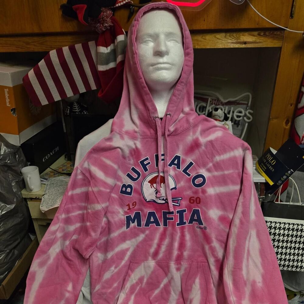 Buffalo-david-bitton Men's Pink Hoodie